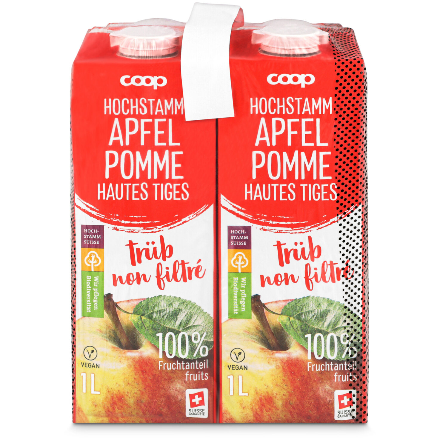 Apfelsaft naturtrüb 4x1l