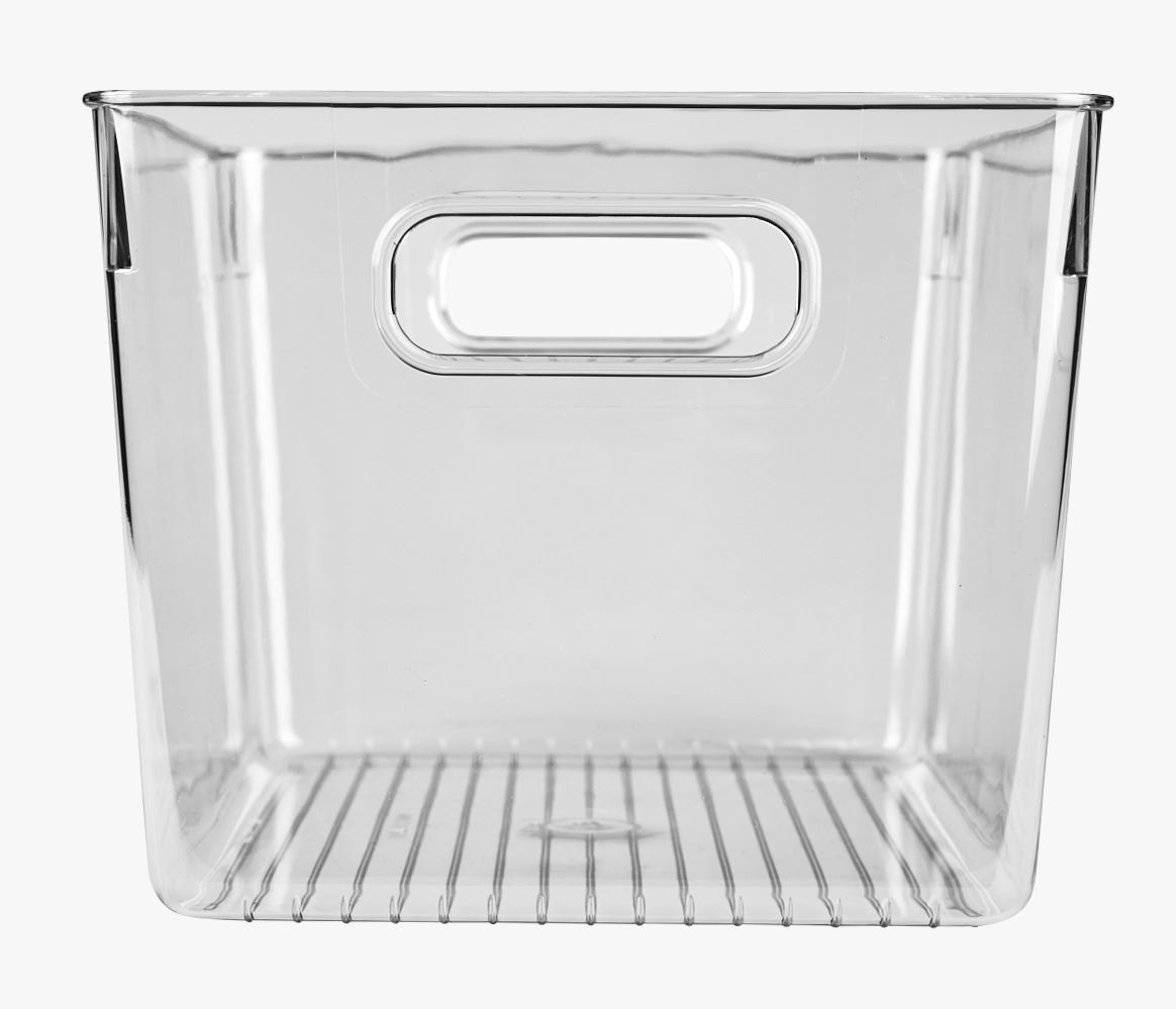 Oppbevaringsboks transparent - 25x33,5x20 cm
