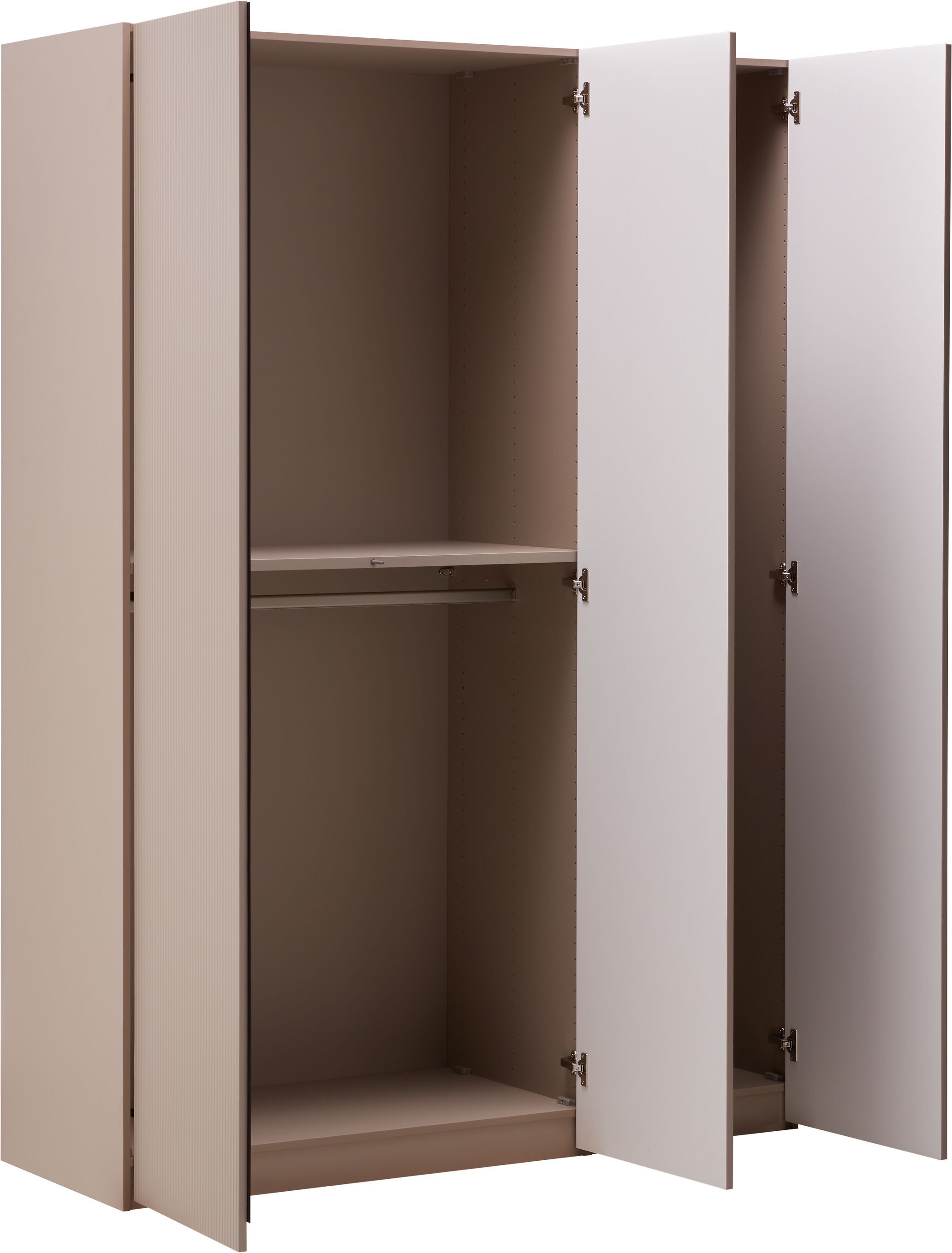 MODUL PLUS Drehtürenschrank - Nougat / B: 153.0 cm x T: 59.0 cm x H: 220.0 cm