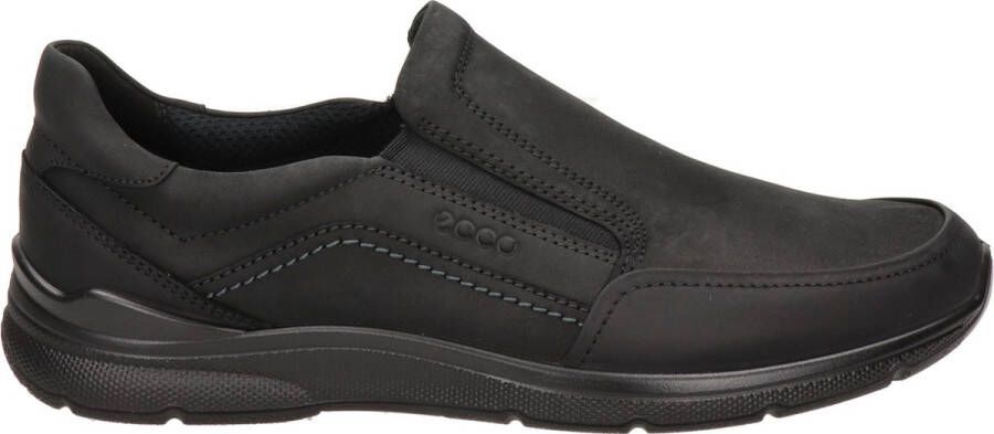 Ecco Instappers Irving black Flutter met stretchinzet aan beide kanten