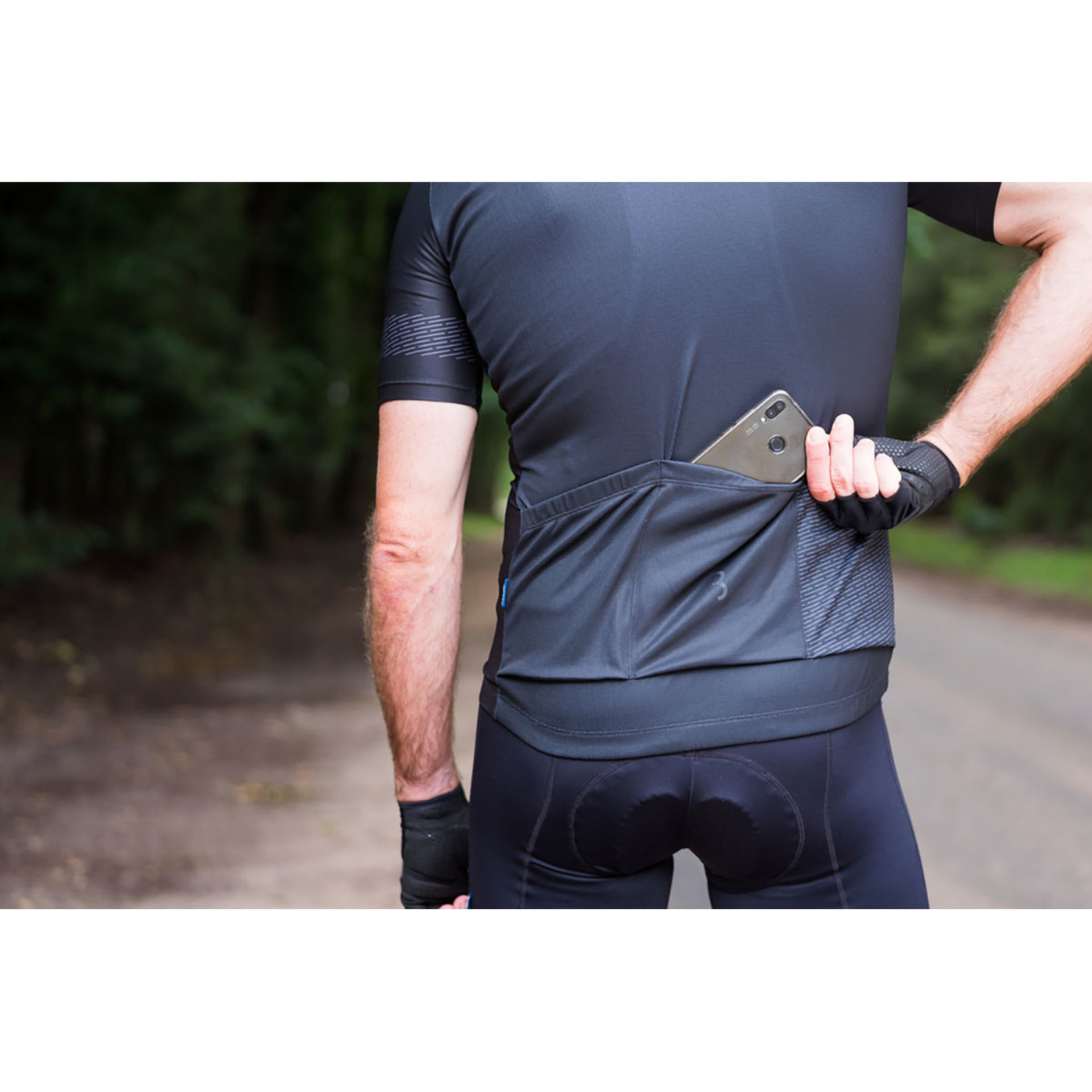 BBB Cycling BBW-407 ComfortFit 2.0 Fietsshirt Korte Mouwen Zwart Heren