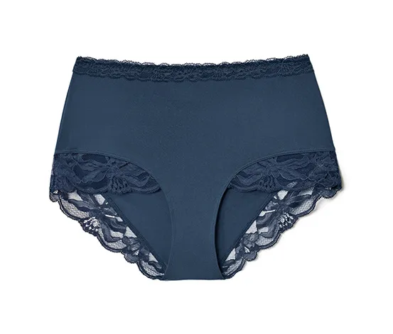 Highwaist-Panty, blau