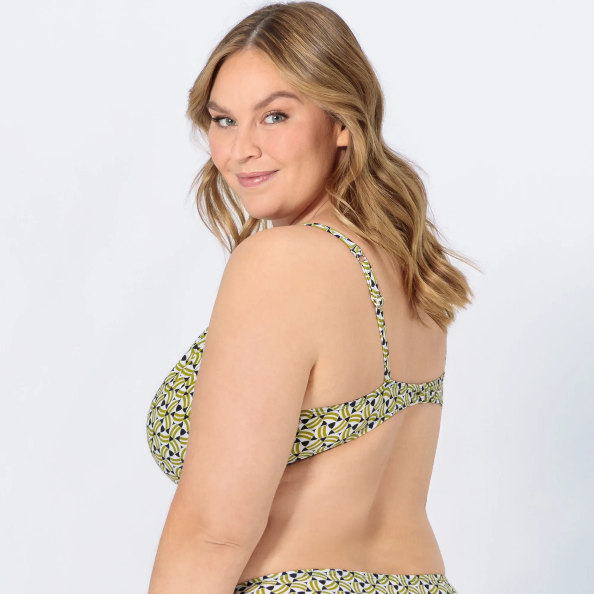 Damen-Bikini-Oberteil mit Trend-Muster