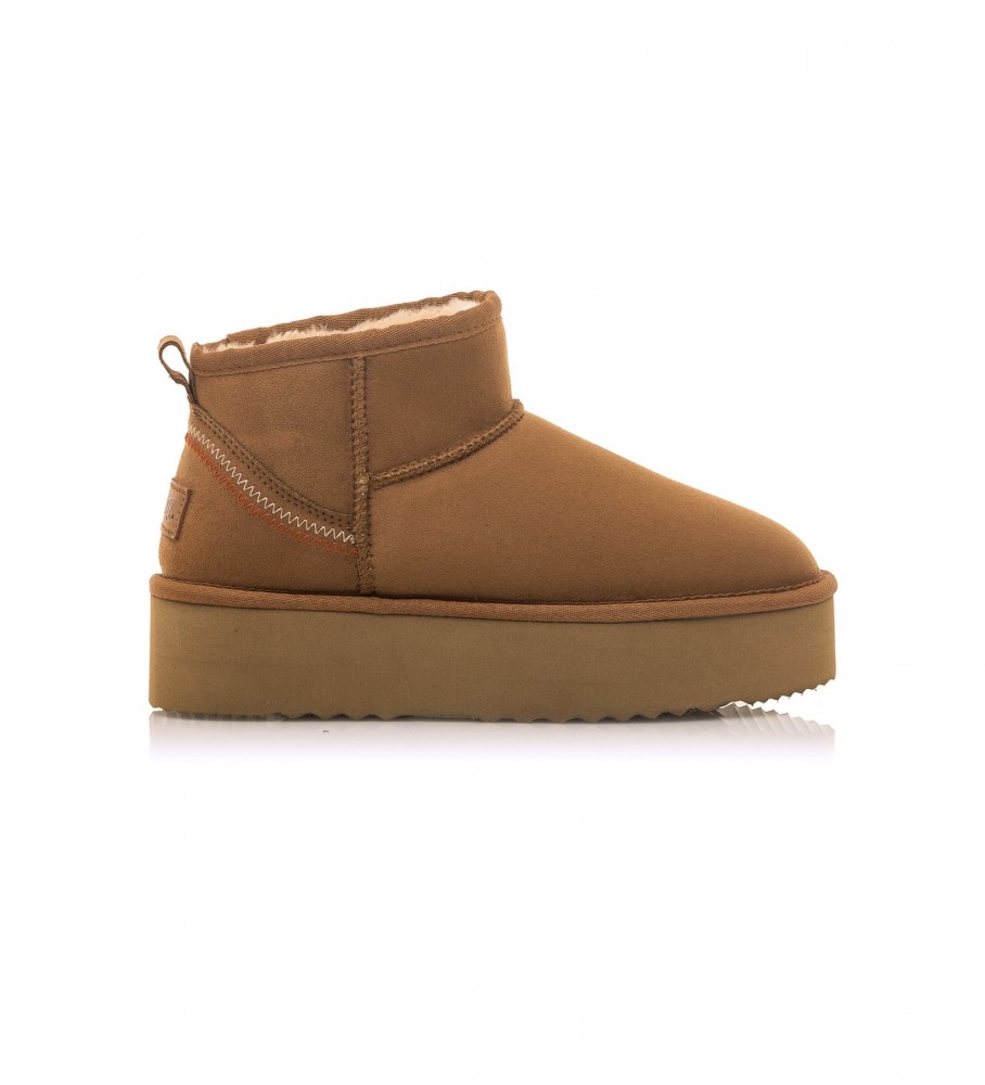 Botas de cano curto marrons Mustang Nivia