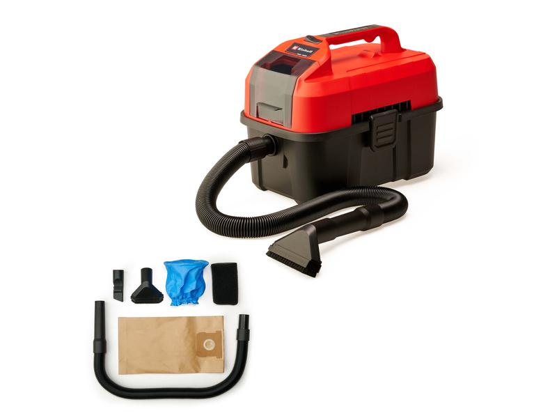 Einhell Akku-Nass-/Trockensauger TE-VC 18/10 Li – Solo Vielseitig einsetzbarer Akku-Nass-Trockensauger