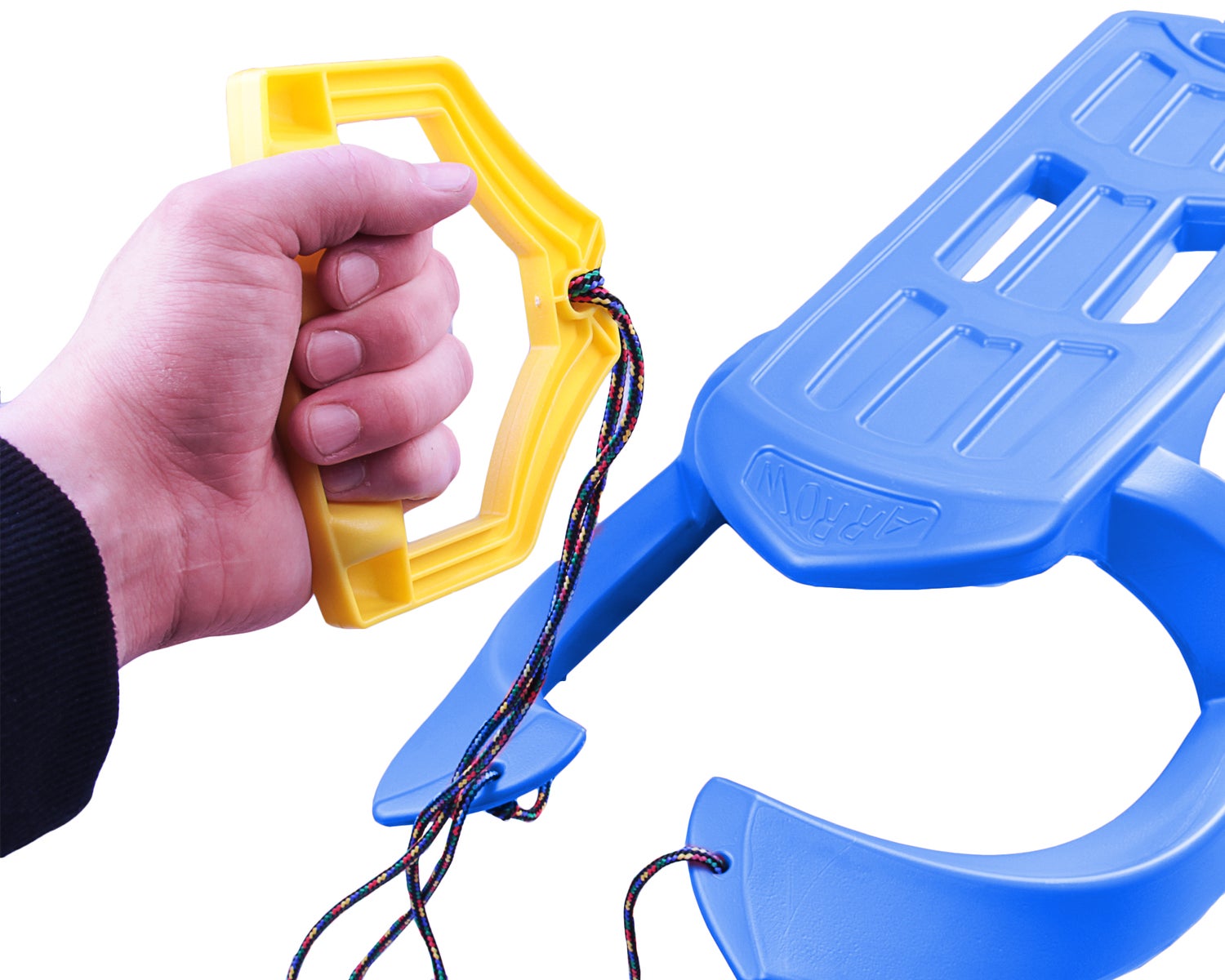 Ondis24 Kinderslee Racerodel Bob Arrow met Metalen Glijders Blauw, Slee