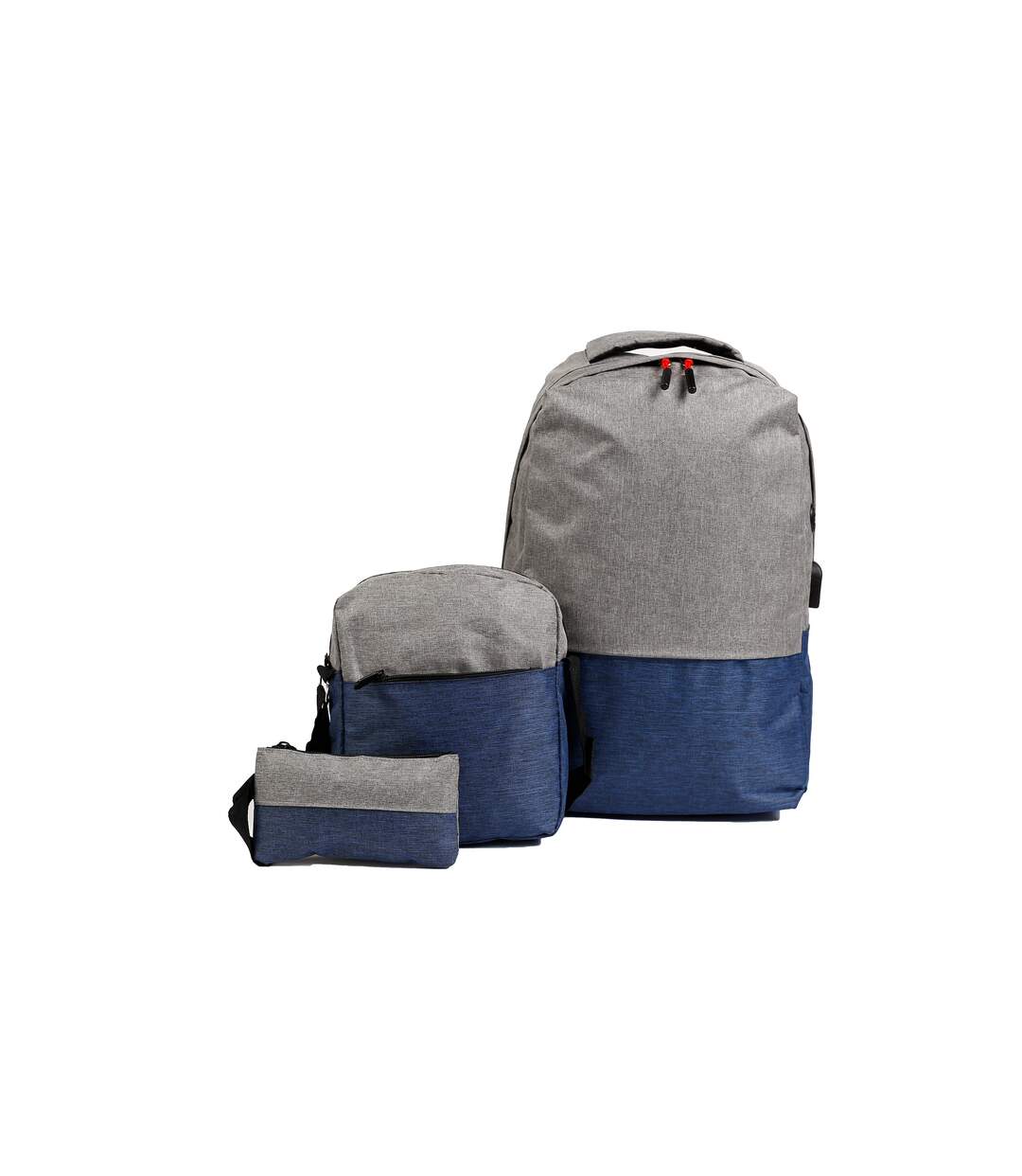 Set 3 pièces bicolore avec usb Homme