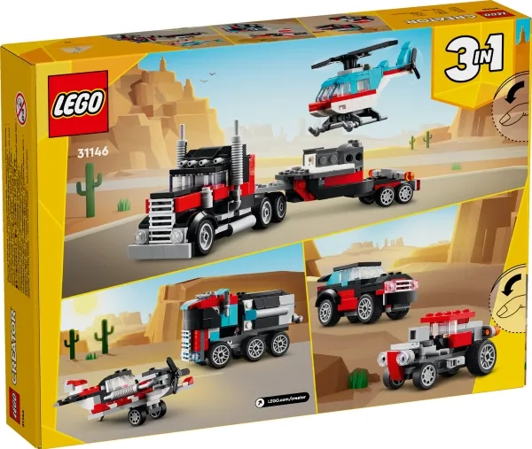 LEGO Creator 31146 Blokvogn med helikopter