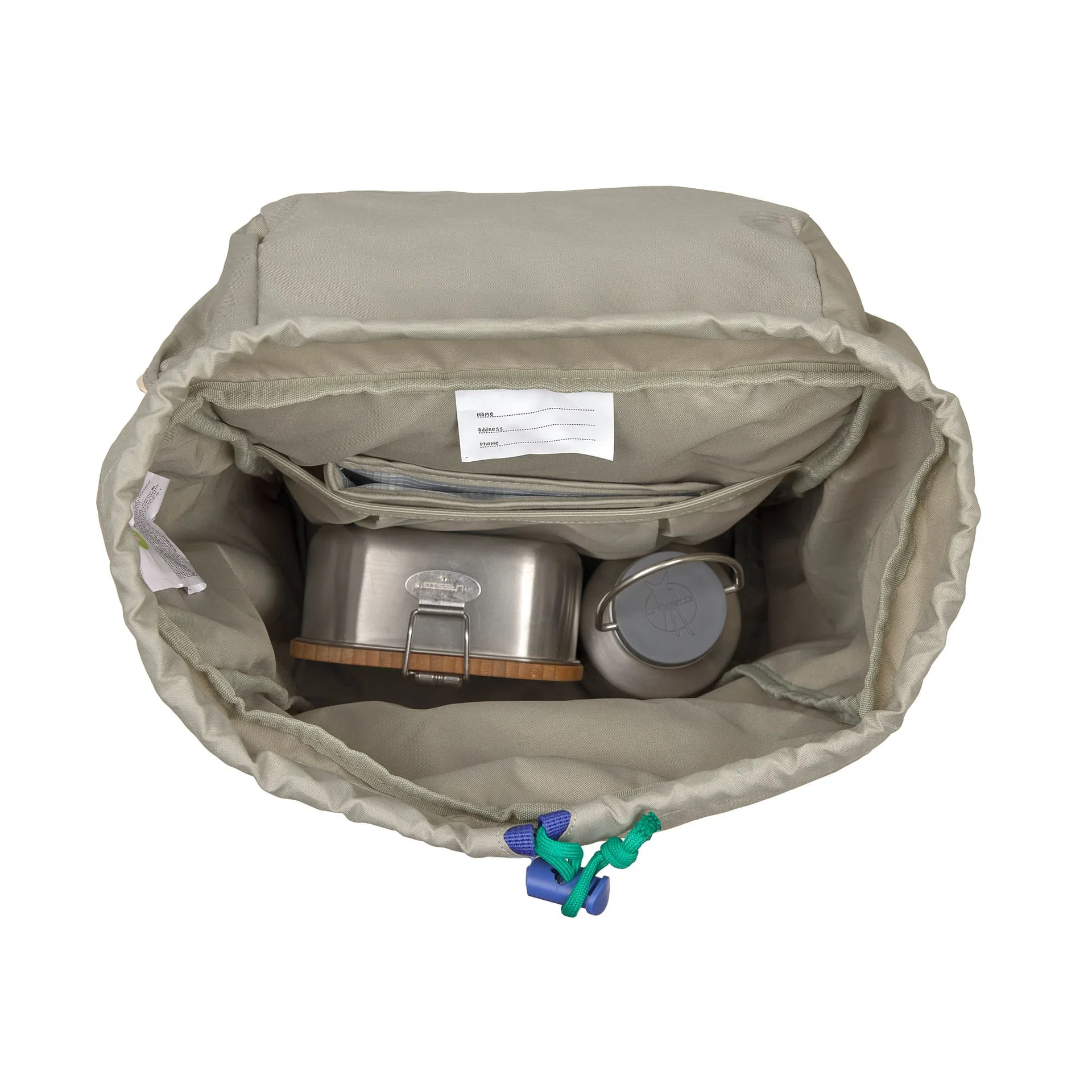 Lassig Lassig Big Outdoor backpack Happy Trails Frog
