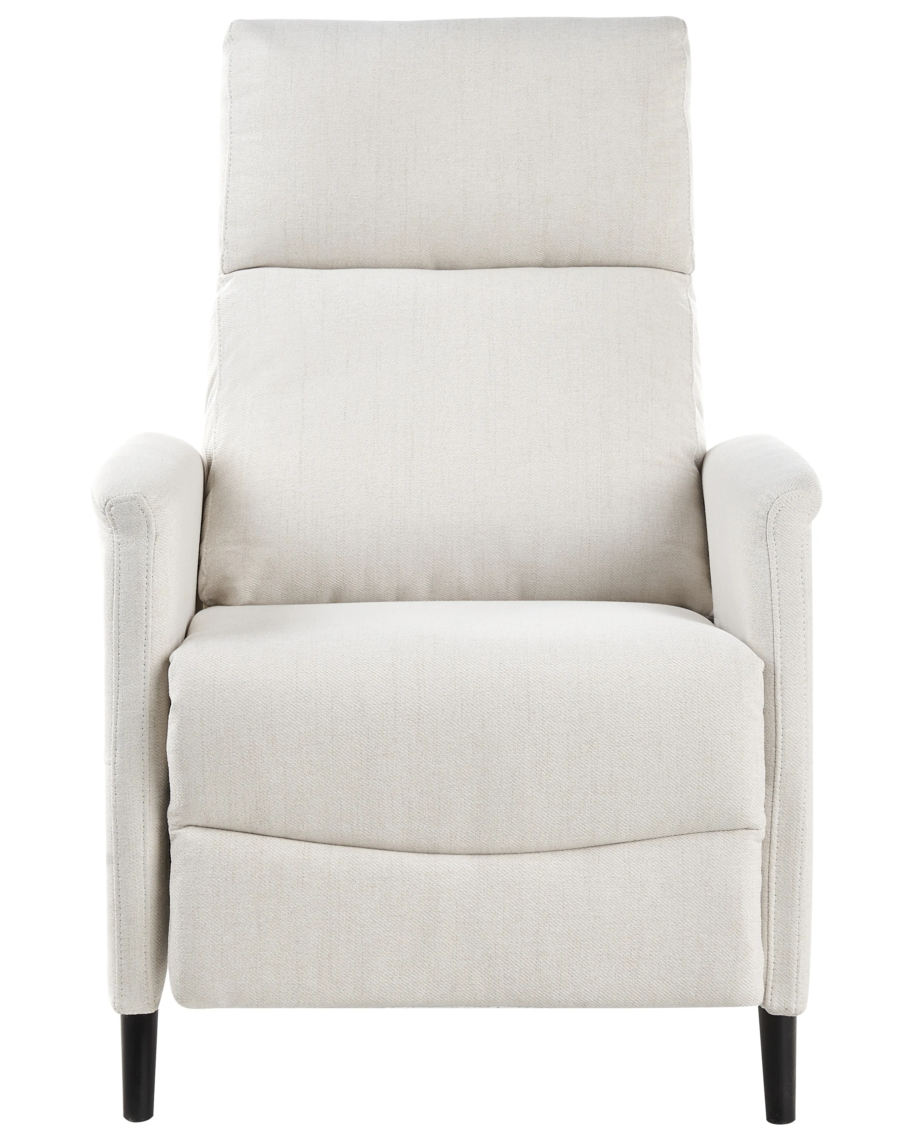 Relaxfauteuil SELVIK inclusief voetensteun Stof Gebroken wit