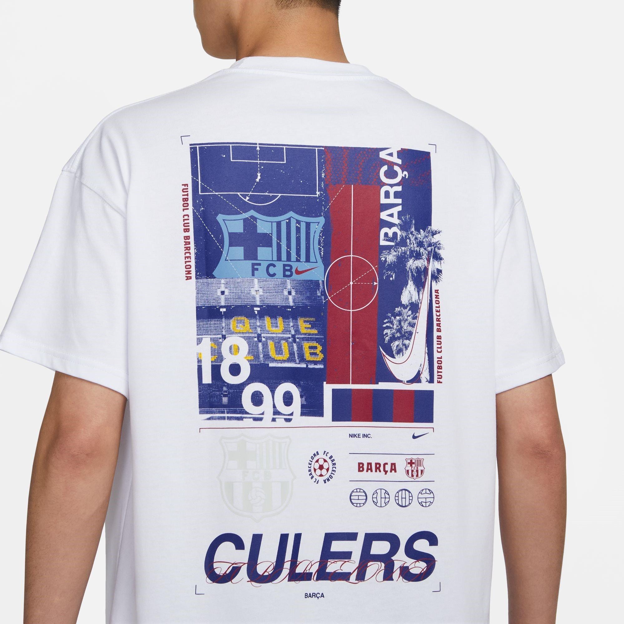 Nike Fc Barcelona Max90 MenS T Shirt Mens