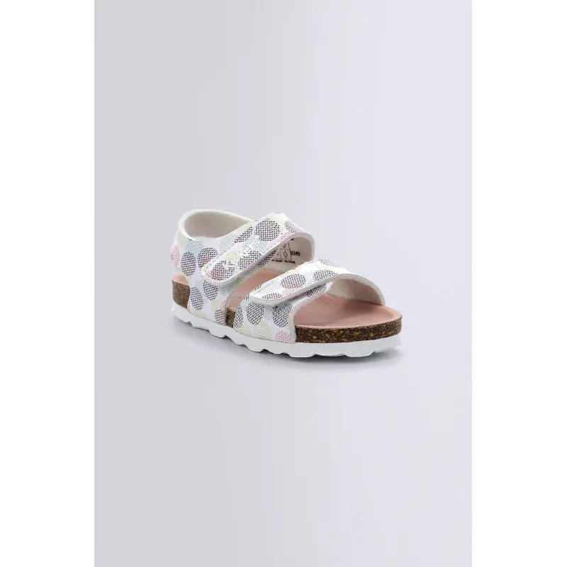 SUMMERKRO BLANC POIS MULTICOLOR (28-38) SANDALES Synthétique Fille