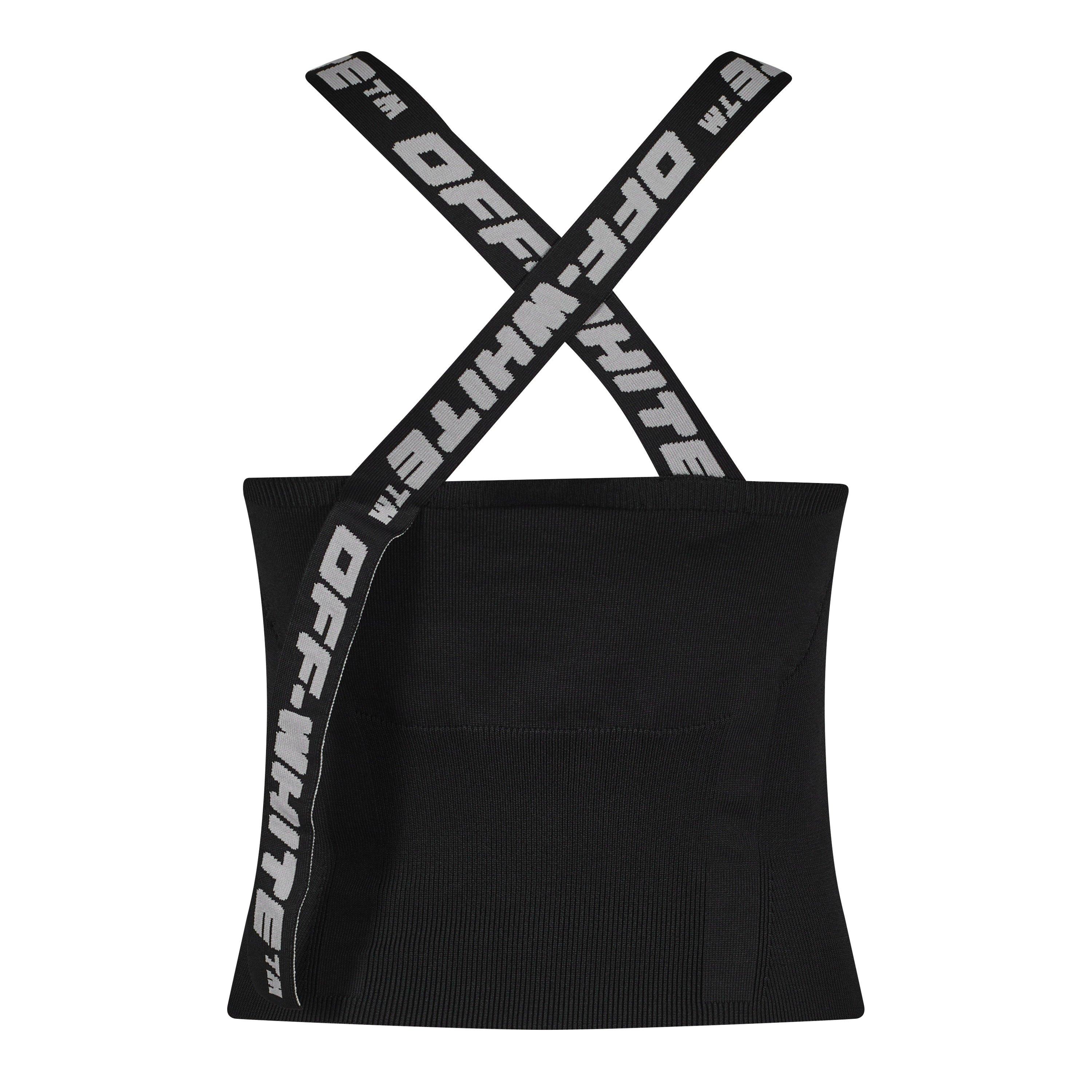 Off White Logo Strap Vest Top