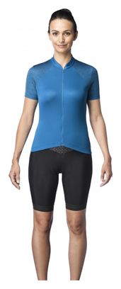 Maillot Manches Courtes Femme Mavic Sequence Mykonos Bleu