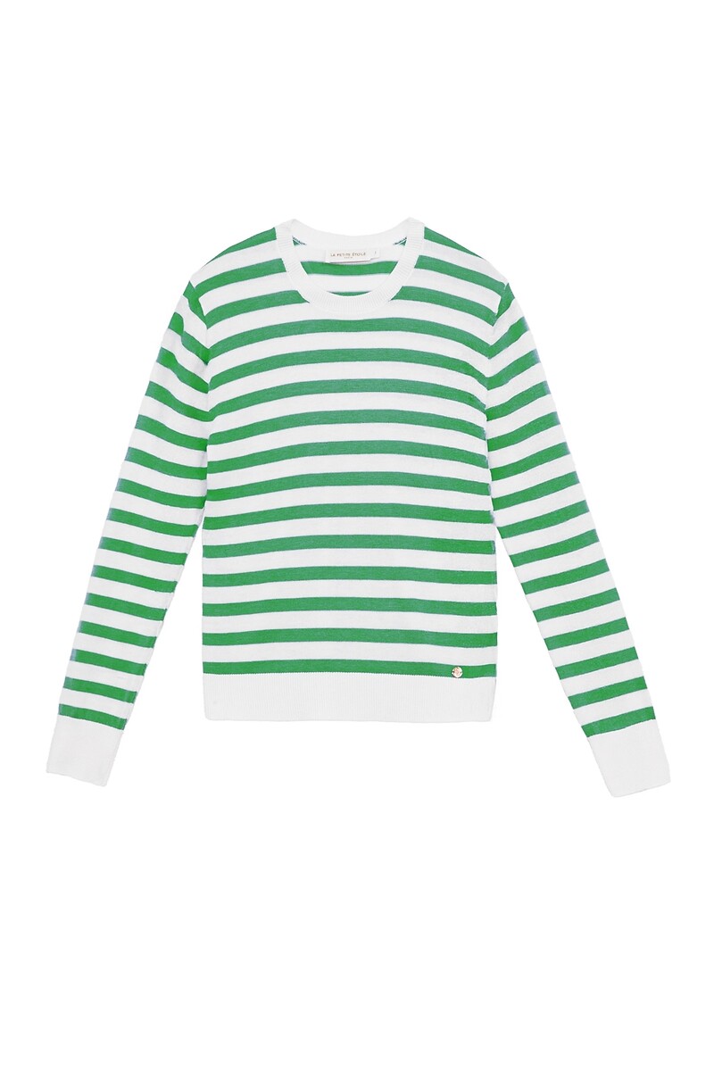 LA PETITE ETOILE<br>Suéter de gola redonda, MELINA
