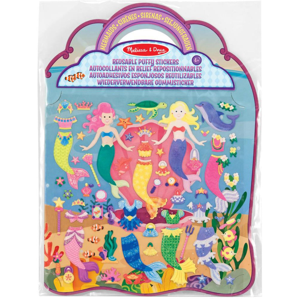Køb Melissa & Doug Multifarvet Puffy Sticker Playset Mermaid