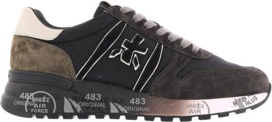 PREMIATA Lage Sneakers Heren Lander Maat: 39 Materiaal: Suède Kleur: Grijs