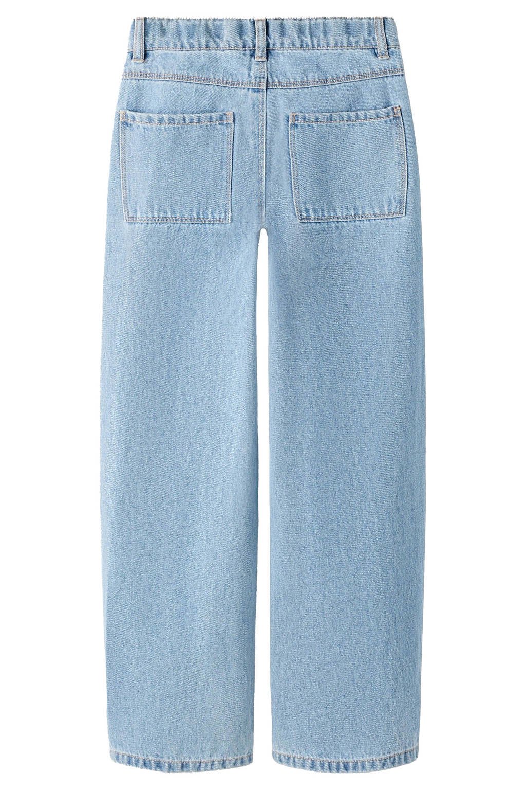 NAME IT KIDS wide leg jeans light blue denim