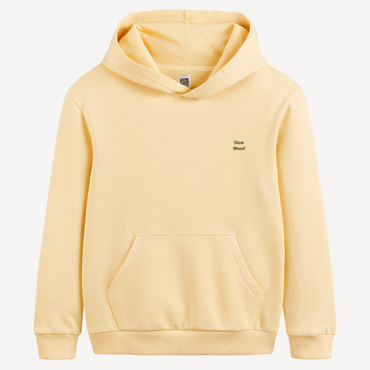 COLEÇÕES LA REDOUTE<br>Moletom de feltro com estampa no peito