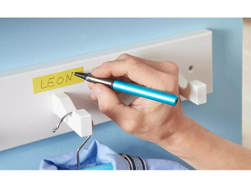 tesa Klebeband extra Power Perfect 19 mm x 2.75 m, Gelb Gewebeband, 19 mm x 2.75 m, schwarz