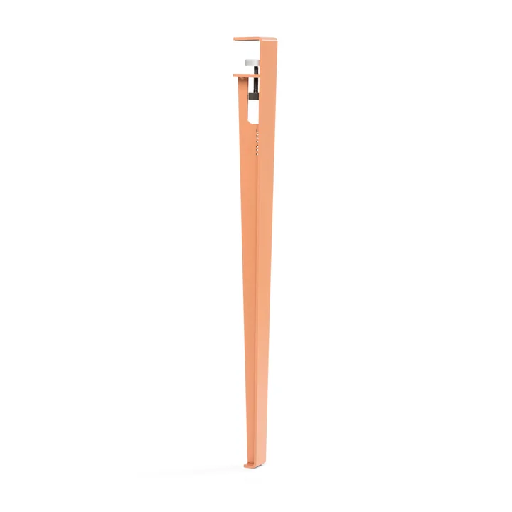 TipToe - Tisch- und Schreibtischbein H 75 cm, ash pink