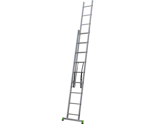 CLASSIC multifunctionele ladder, trap- of uitschuifladder, aluminium, 2 x 9 sporten, werkhoogte 4,4 m