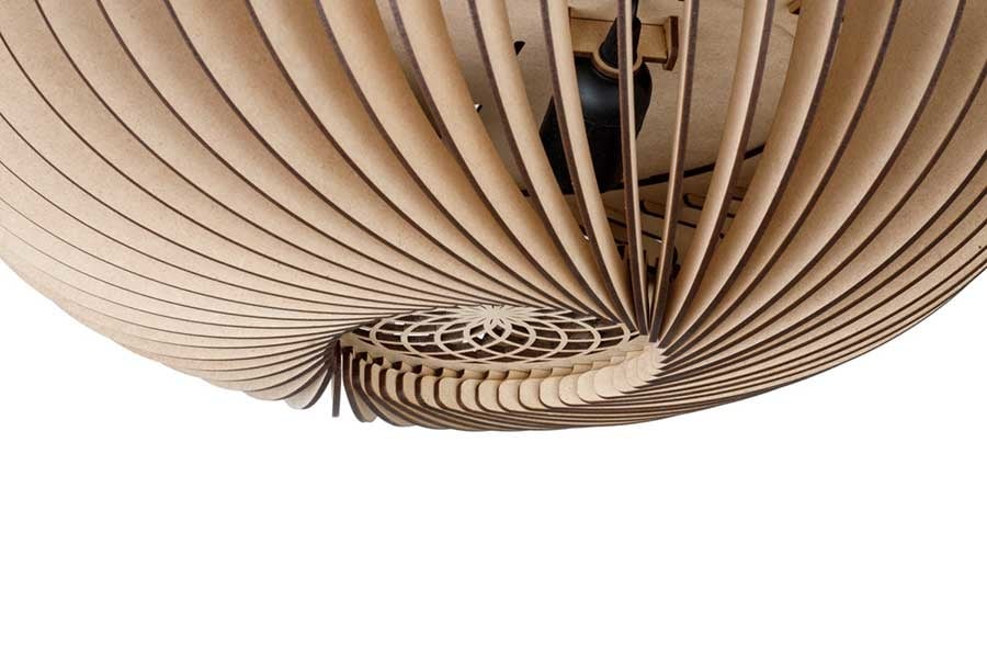 Blij Design  Plafondlamp Orb Ã 48 cm naturel