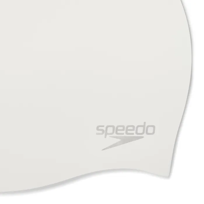 Speedo Plain Moulded Silicone Badmuts Senior
