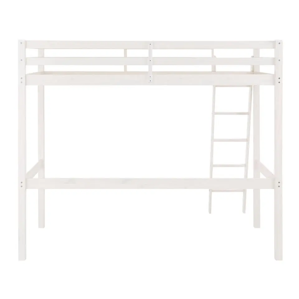 Alpi2 - Mezzanine bed 90x200 cm in wit grenen