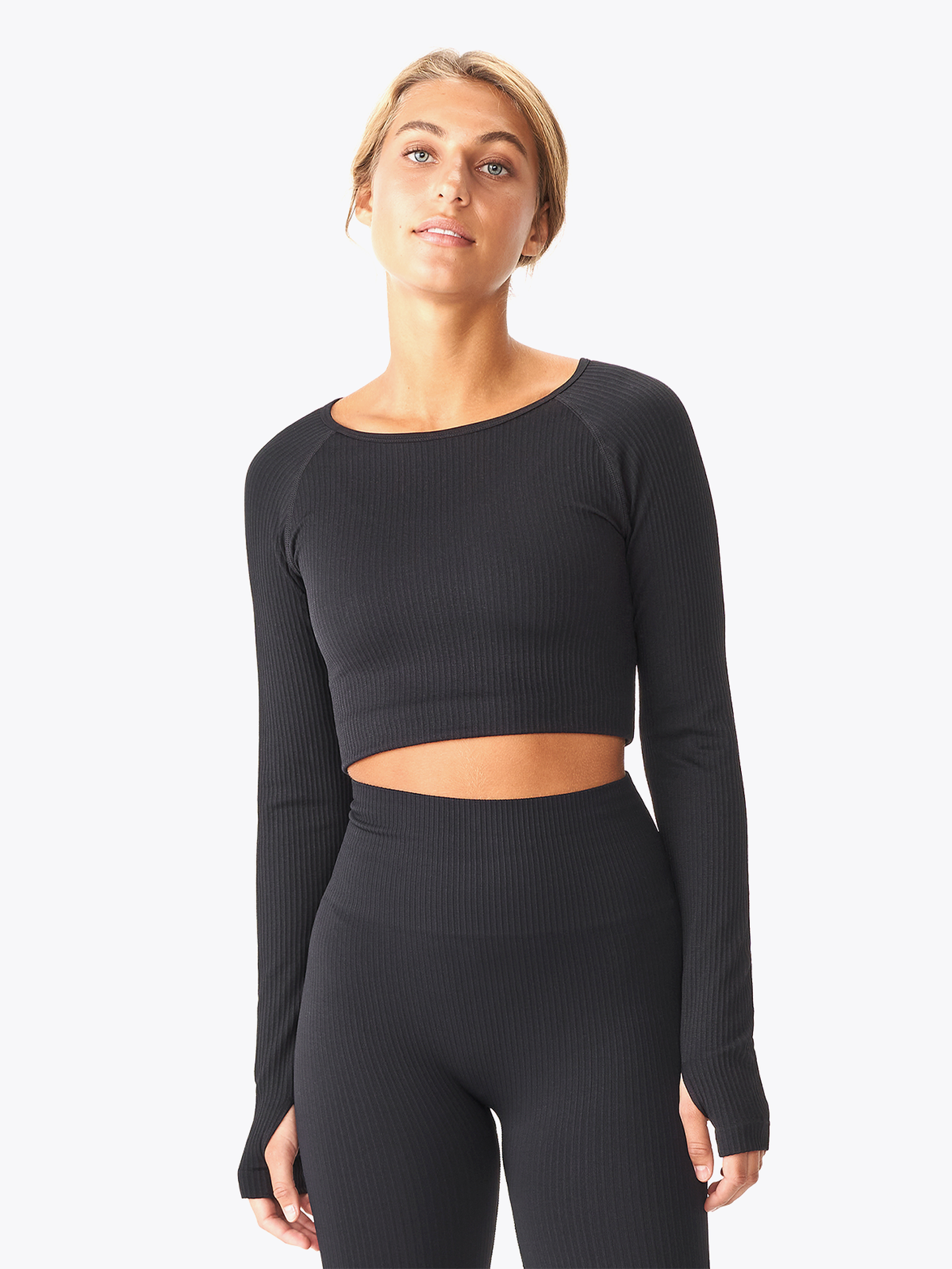 Seamless Crop Long Sleeve
