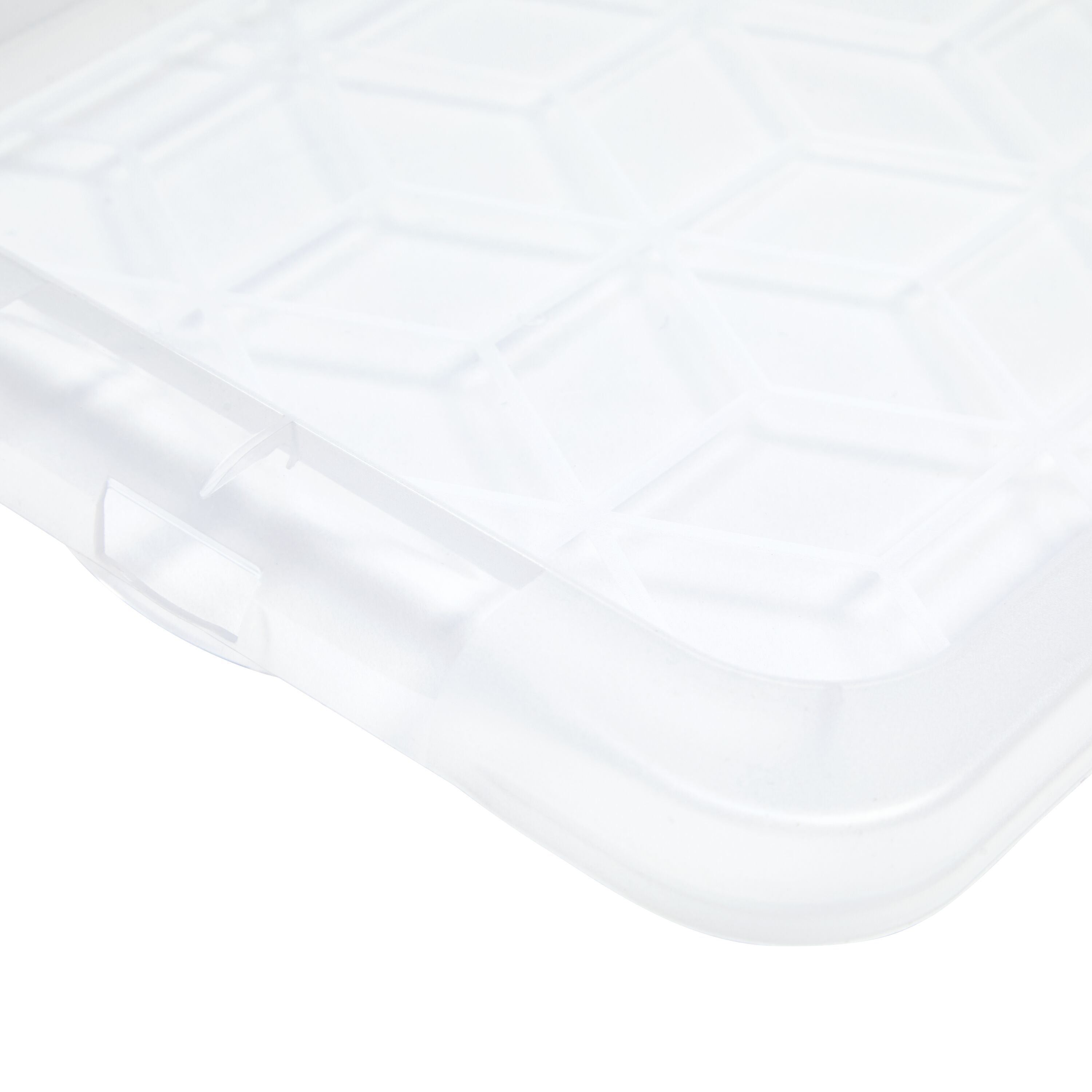 EVO Deckel Aufbewahrungsbox - Transparent / B: 17.5 cm x T: 27.5 cm x H: 1.6 cm