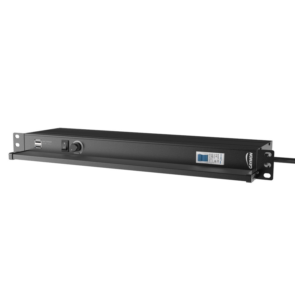 Caymon PSR429F/B rack-stroomverdeler Frans/penaarde