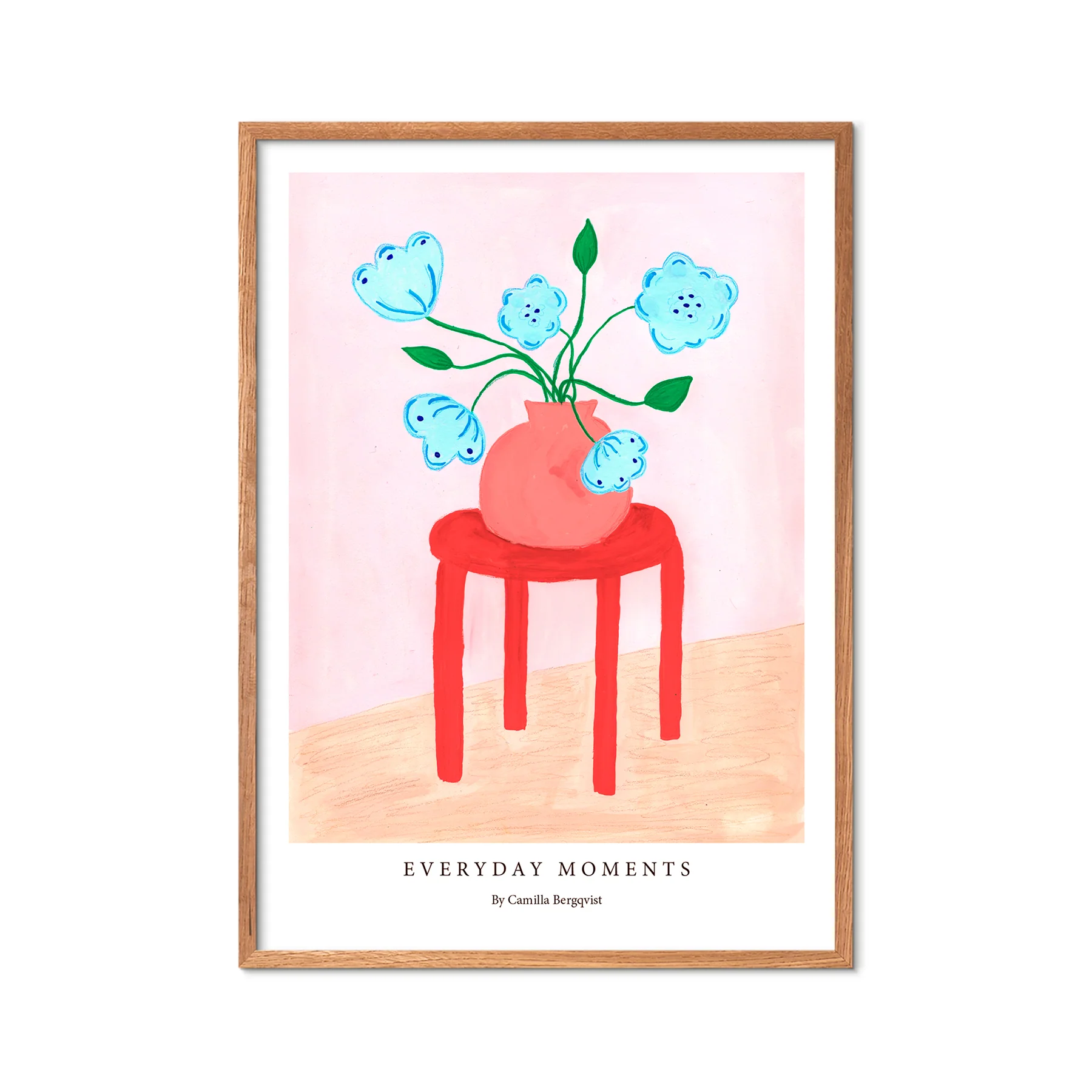 Poster & Frame  Red Stool plakat