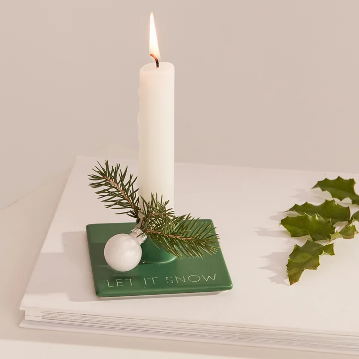 Design Letters - Tell your Christmas Story Kerzenhalter, X-Mas / lavendel