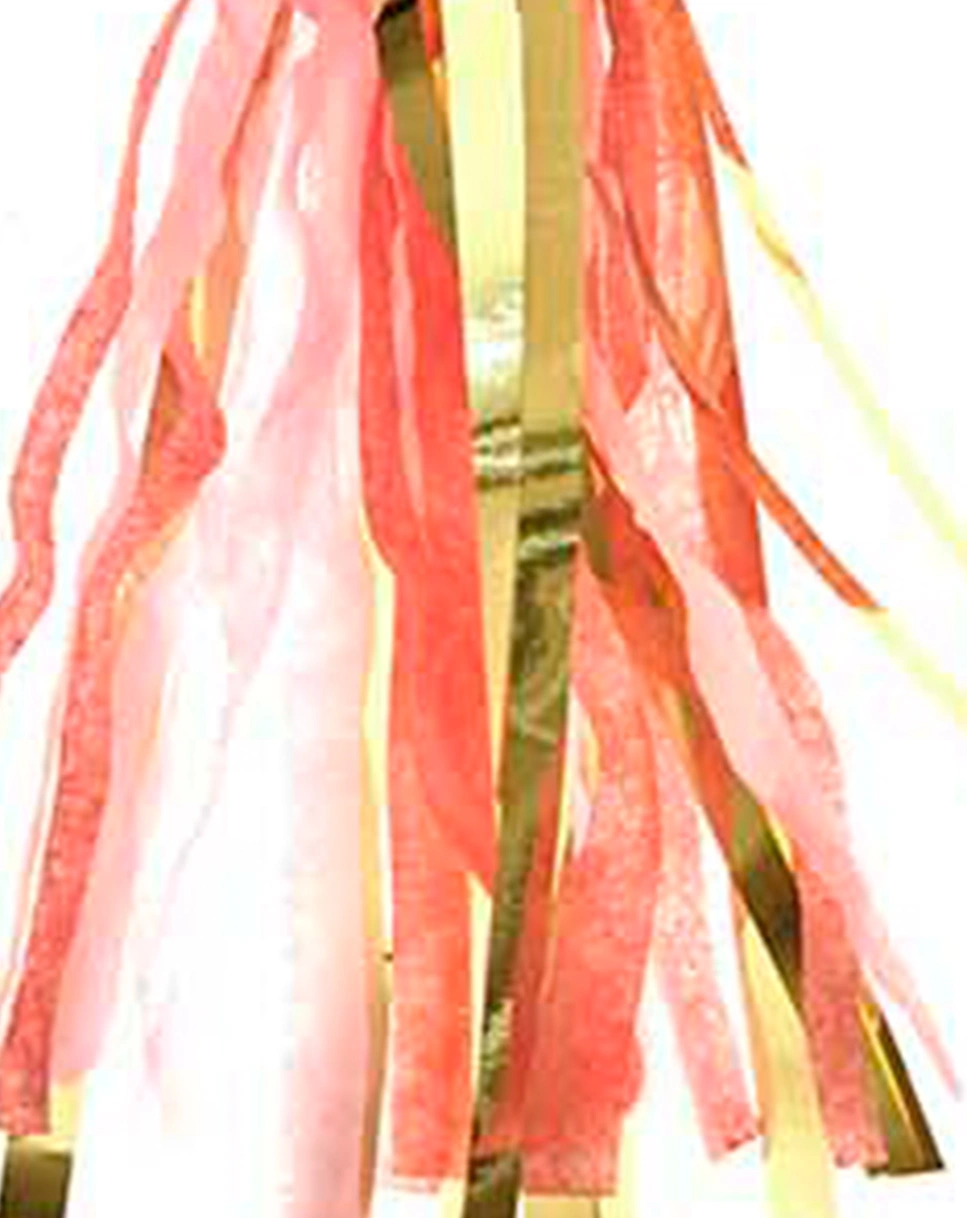 Partytröten FLITTER 6er-Pack in rosa/gold
