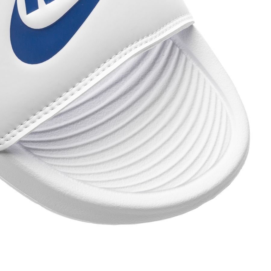 Nike Claquettes Victori One - Blanc/Bleu