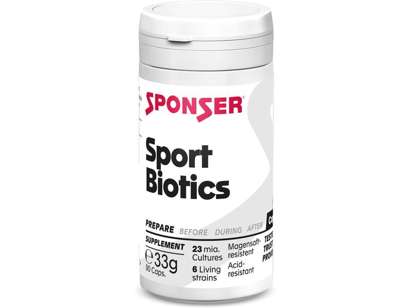 Sponser Kapseln Sport Biotics 33 g Probiotikum zur Unterstützung von Darmgesundheit und Immunfunktion