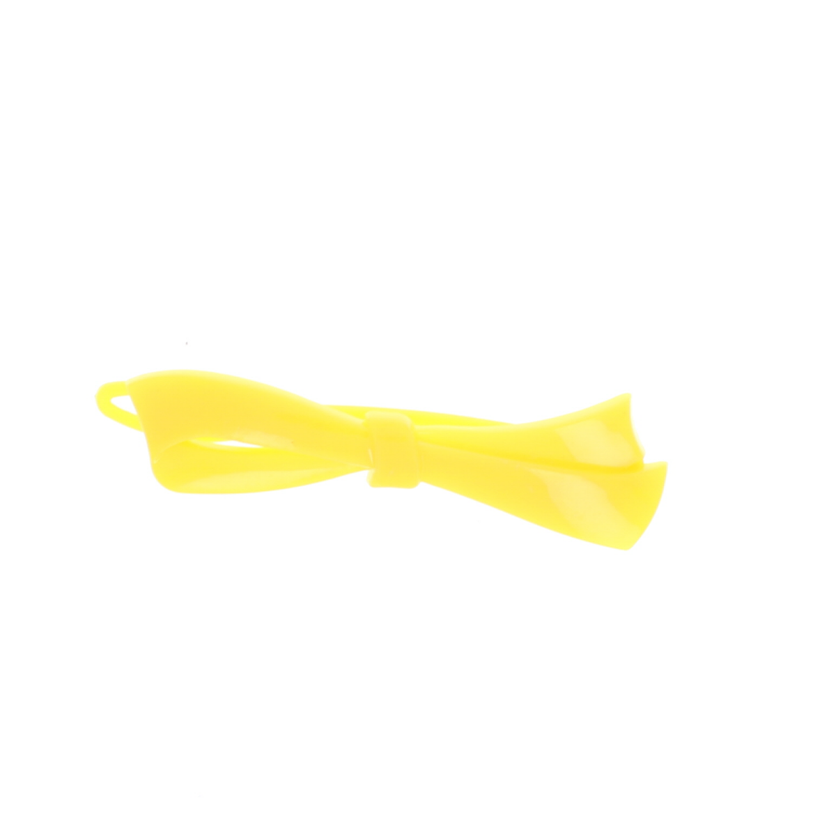 Barrette noeud jaune Le petit Souk