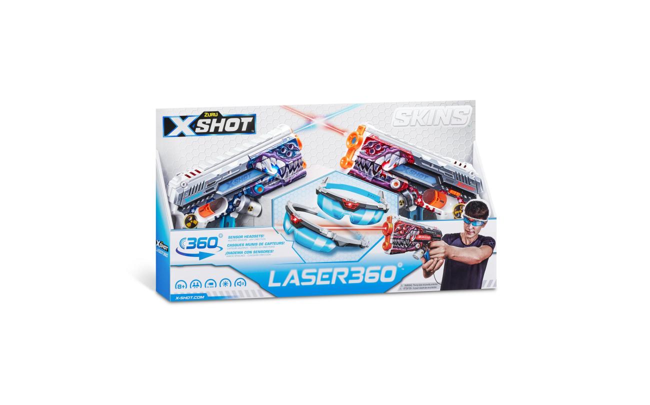 X-Shot Skins Laser 360 lasershooting set