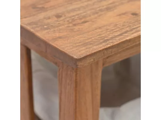 Table console bois d'acajou massif 69x28x70 cm