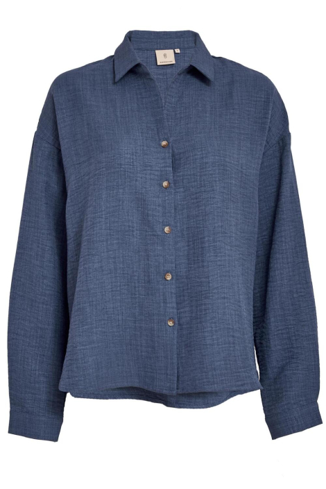 Peppercorn blauwe dames blouse