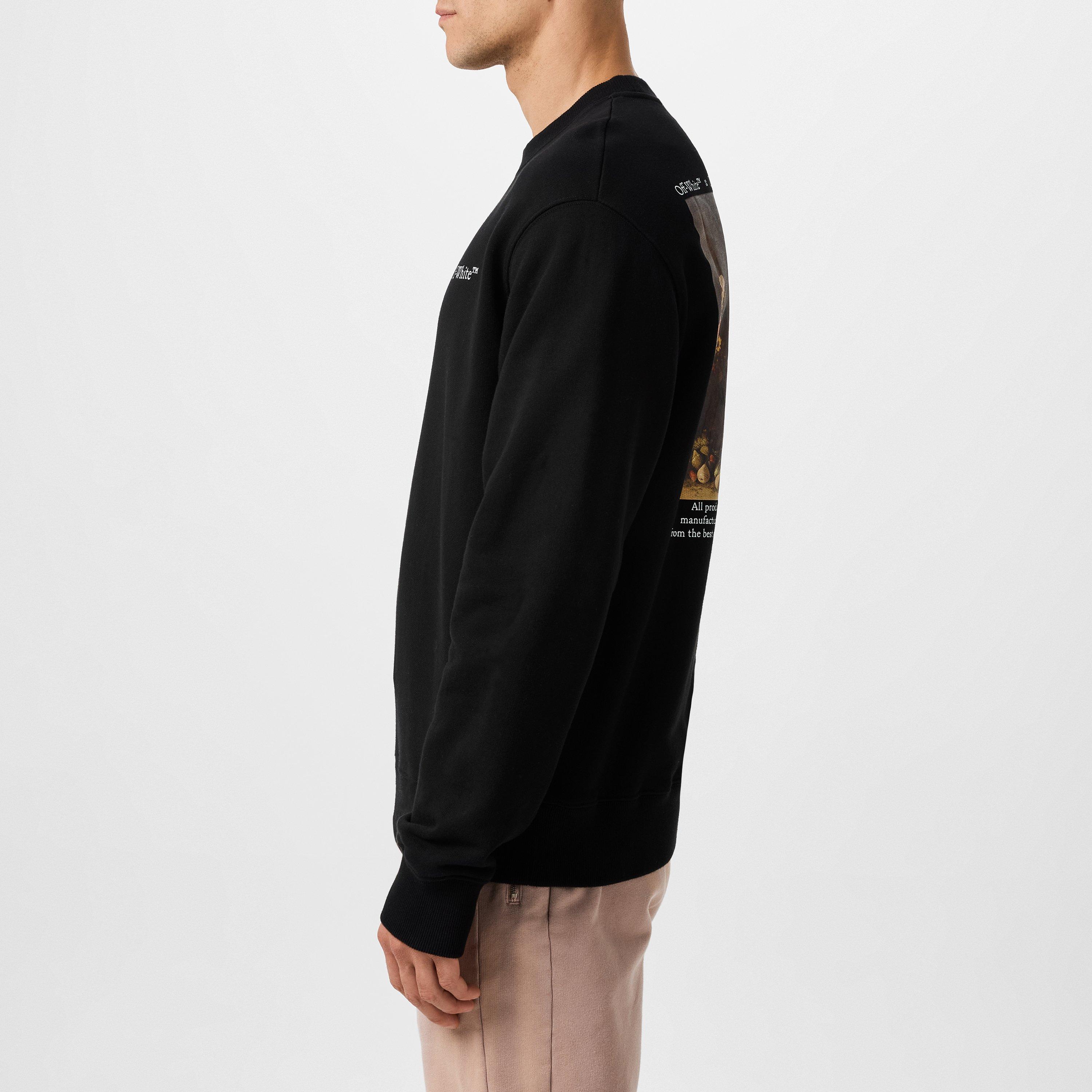 Off White Caravaggio Lute Skate Slim Sweatshirt