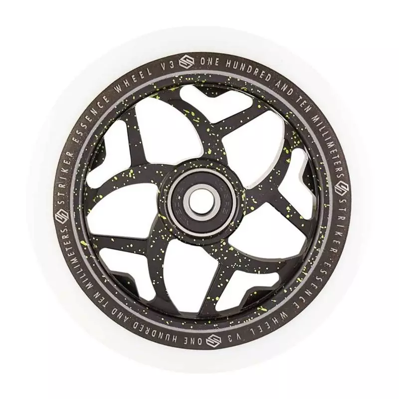 Striker Essence V3 Blanc Roue Trottinette Freestyle Green Splash 110mm