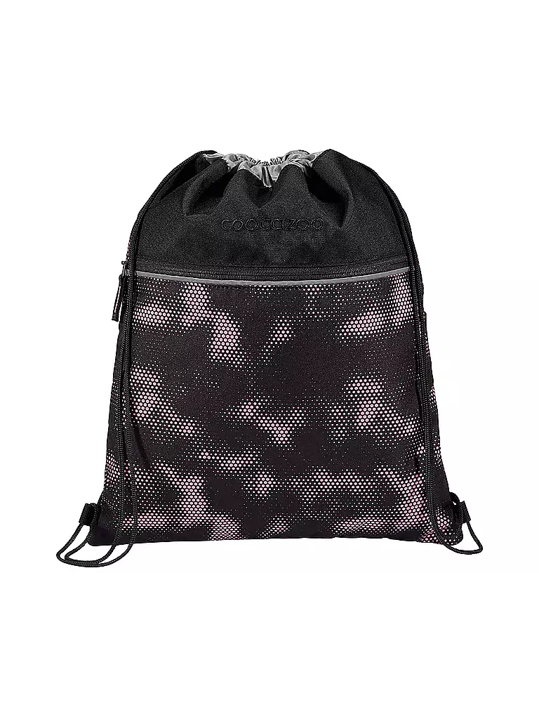 COOCAZOO Turnbeutel PINK ILLUSION  schwarz