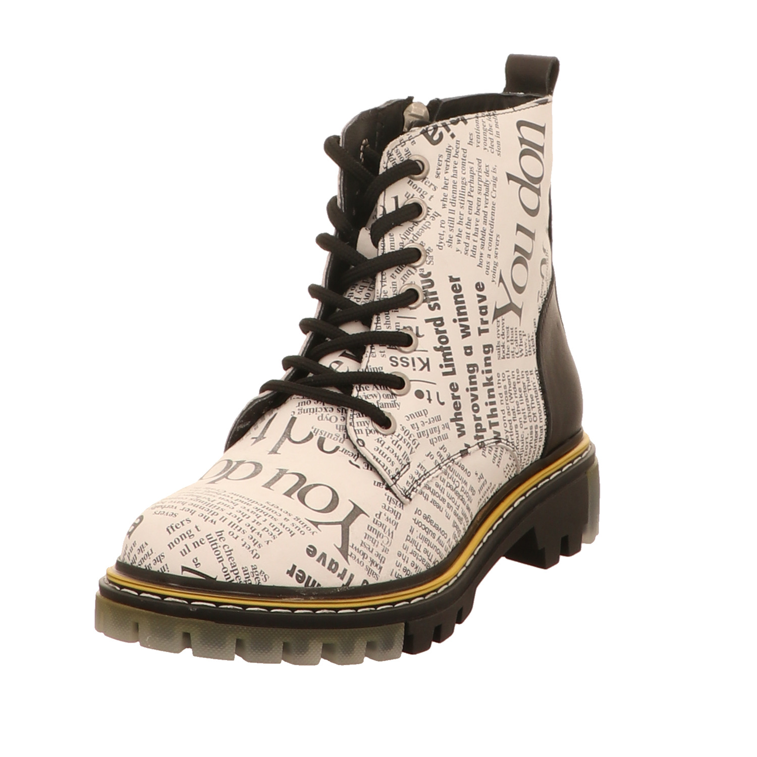 2 GO Shoes Knöchelschuh weiß weiss/weiss kombi
