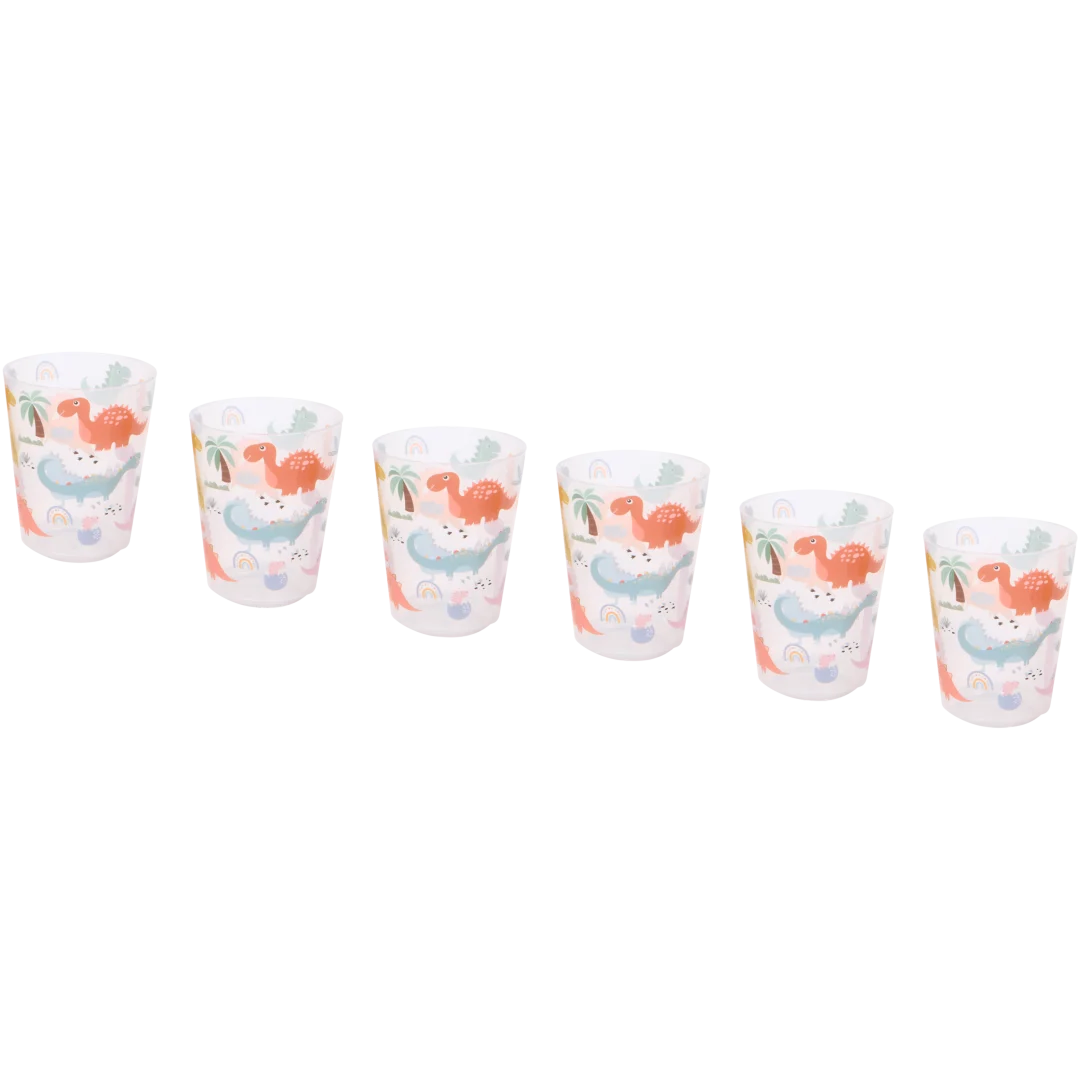 Herbruikbare bekers 6 stuks | 230 ml | diverse kleuren