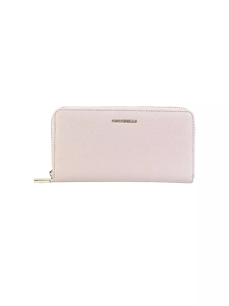 COCCINELLE Geldbörse METALLIC SOFT rosa