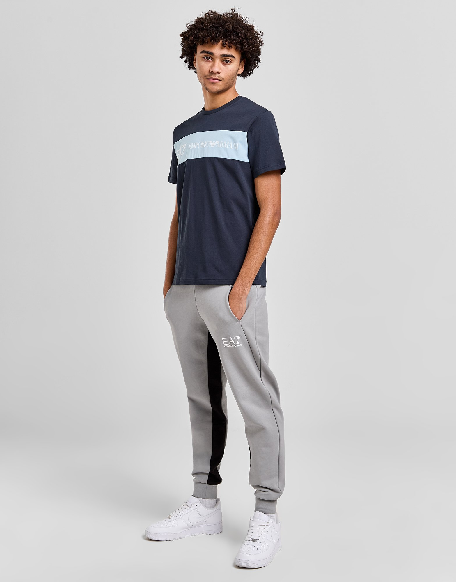 Emporio Armani EA7 T-shirt Colour Block Homme