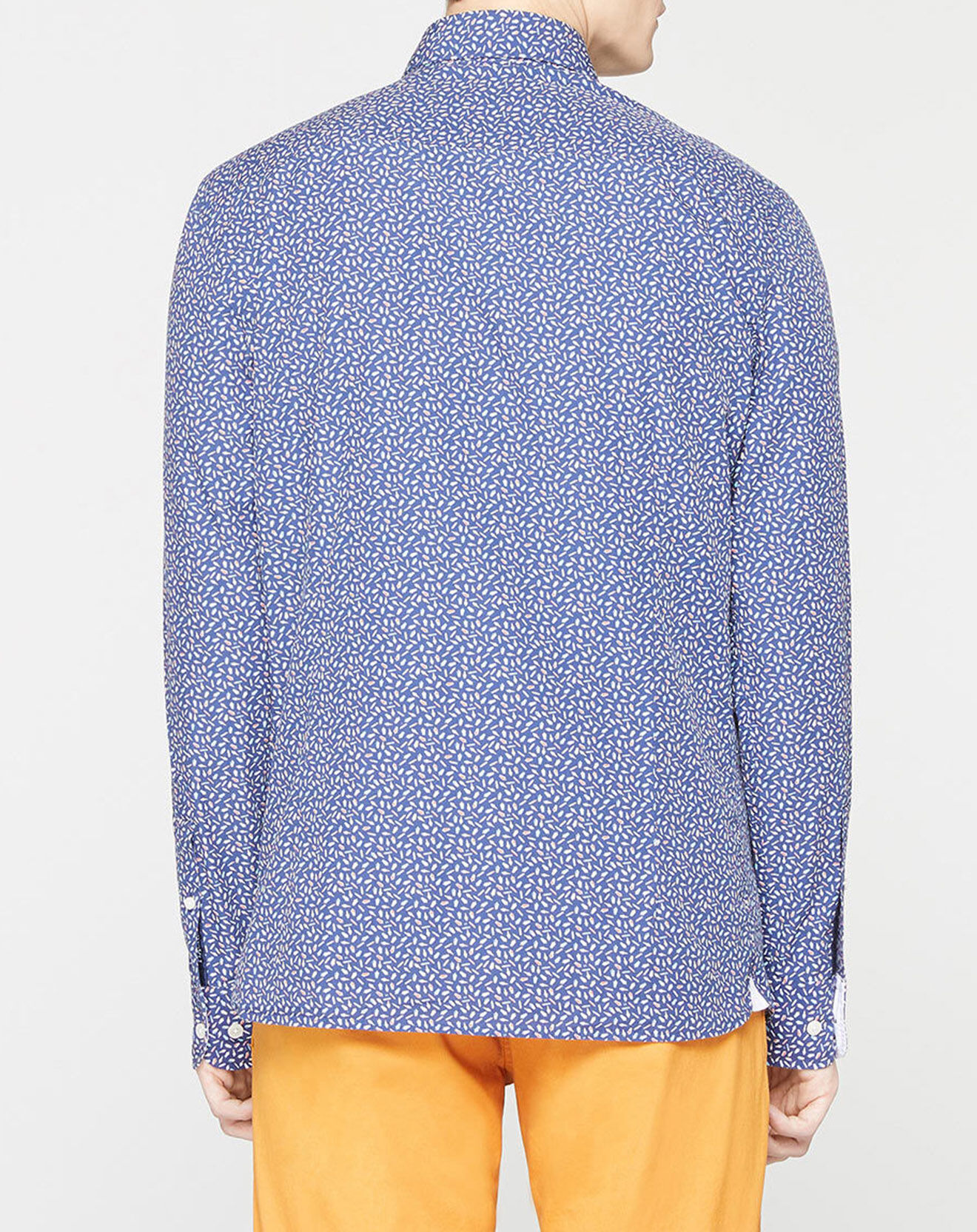 Hackett London Chemise Slim Fit imprimée bleu foncé