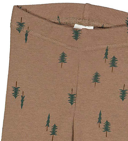 Müsli Leggings - Rib - Kiefer - Schatten/Balance Green/Bark